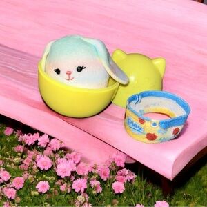 Wu Squishville Series 12 the Bunny Pastel Plush in Yellow Egg Squishmallows